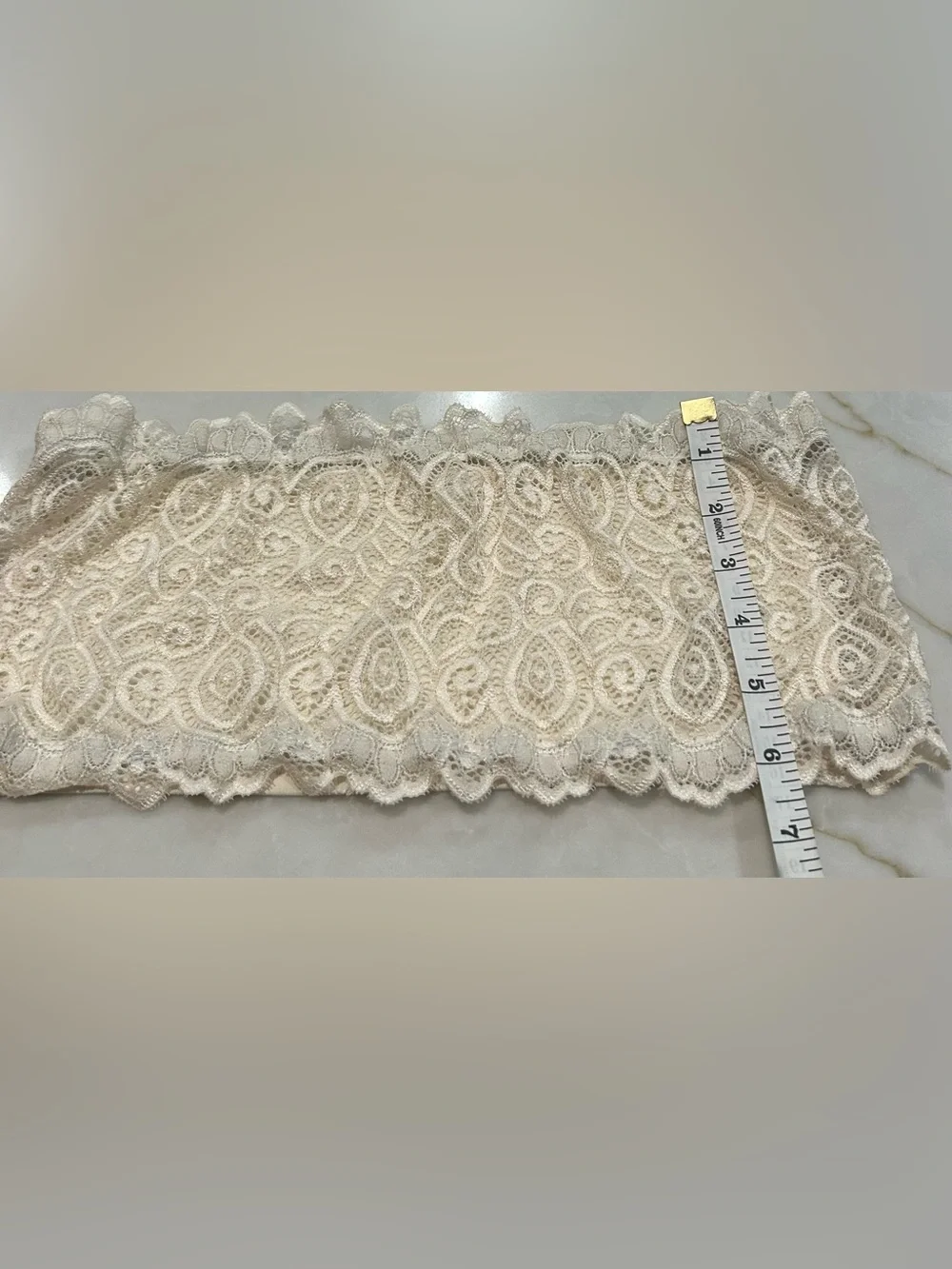 Intimately Free People M/L Bandeau Bralette Neutral Pullover Stretch